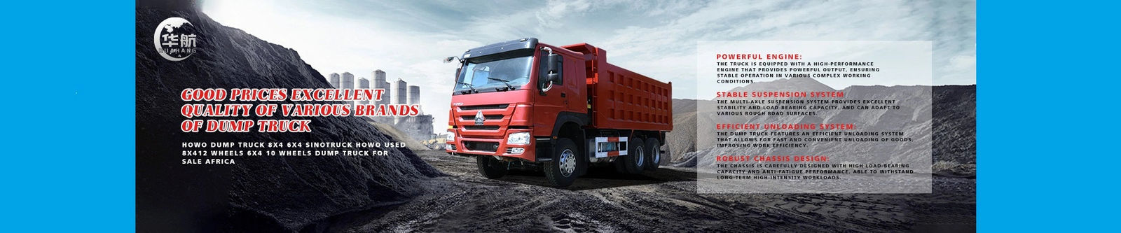 Camion à benne basculante utilisé