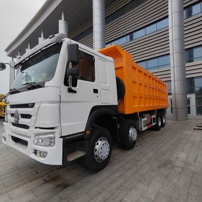 6X4 Sinotruk HOWO N7 camion-déchargeur avec moteur diesel de capacité&gt; 8L et boîte de chargement hydraulique