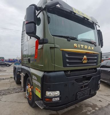 Assise du conducteur Assise de suspension pneumatique Puissant moteur de 480 chevaux et configuration Sinotruck 6X4