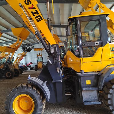 6 mois Service après-vente Équipement de chargement de transport jaune avec moteur Euro 5