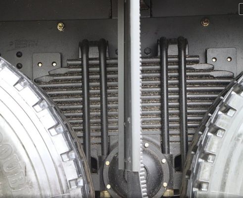 Couleur personnalisée 6X4 camion-chargeur Assistant hydraulique et matériau de la boîte de chargement en acier au carbone
