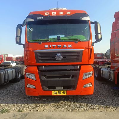Camion Sinotruck puissant Sitrak G7 CNG 6X4 Camion tracteur 480 chevaux avec une capacité de moteur &gt; 8L