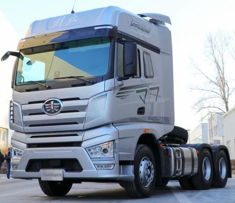 Véhicule de traction à tracteur 6x4 lourd avec siège à suspension pneumatique et direction hydraulique