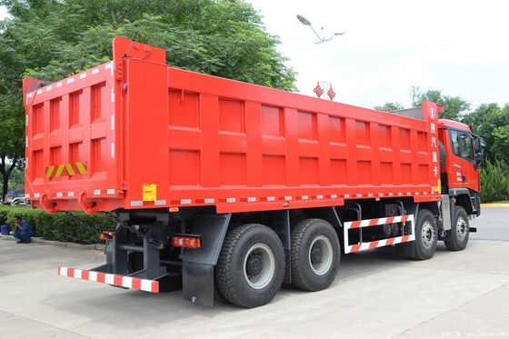 Camion à décharge à châssis Sinotruk avec option de couleur personnalisée et direction hydraulique