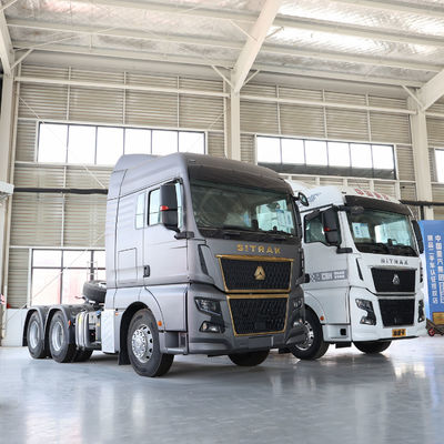 6 mois Service après-vente Tracteur à GNC de 480 chevaux avec siège à suspension pneumatique 1000L réservoir de carburant