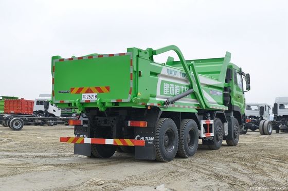 Chassis de camion à ordures Sinotruk de 21 à 30 tonnes de couleur personnalisée avec service après-vente de 6 mois