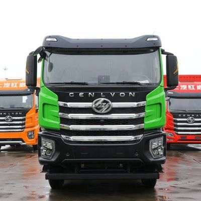 6X4 roue motrice tracteur camion Saic Hongyan Jiehu H6 avec camions à décharge et ≤5 sièges