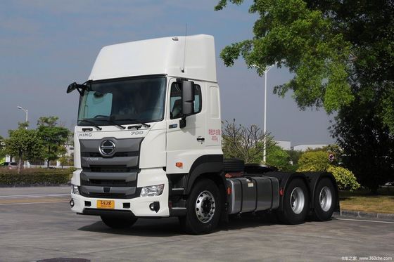 Tracteur à GNC à couple élevé à haut rendement Tête de camion 375/420HP avec réservoir de carburant de 1000L