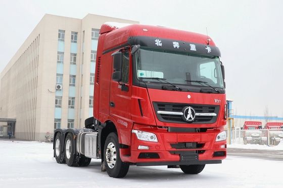 600L réservoir de carburant camionneur de décharge lourd Tracteur à suspension aérienne avec boîte de vitesses manuelle