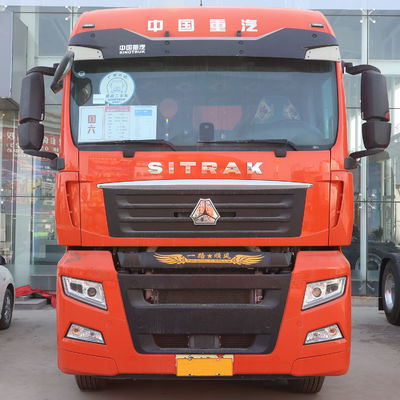 Tracteur à GNC à haute capacité avec siège en suspension aérienne pour traction lourde de 31 à 40 tonnes