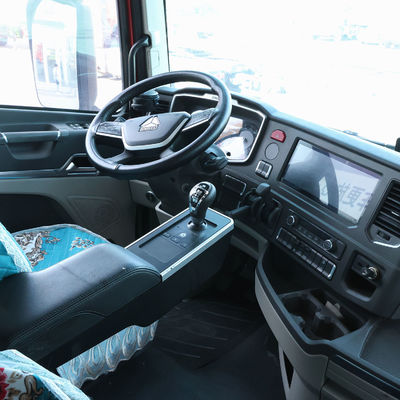 Tracteur à GNC à haute capacité avec siège en suspension aérienne pour traction lourde de 31 à 40 tonnes