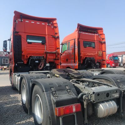 siège du conducteur camion lourd d'occasion Sitrak G7h tracteur avec conception de pneus sans tube