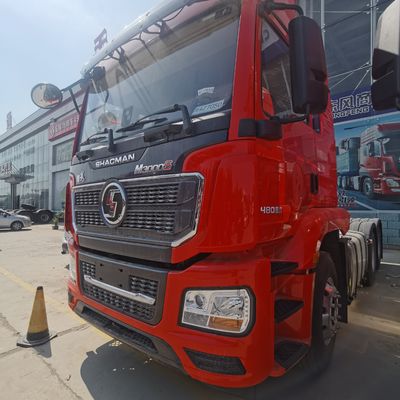 Camion tracteur Shacman 400L à réservoir de carburant avec transmission manuelle et siège en suspension pneumatique