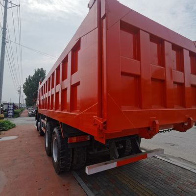 Chassis Sinotruk 6X4 camion-décharge avec pneus et direction hydraulique 351-450 ch