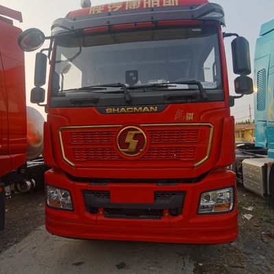 440 chevaux Shacma Poids lourd tracteur pour remorquer une semi-remorque en acier au carbone