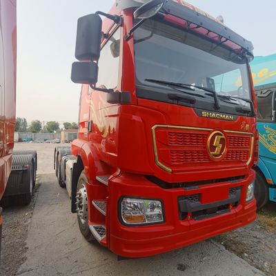 440 chevaux Shacma Poids lourd tracteur pour remorquer une semi-remorque en acier au carbone