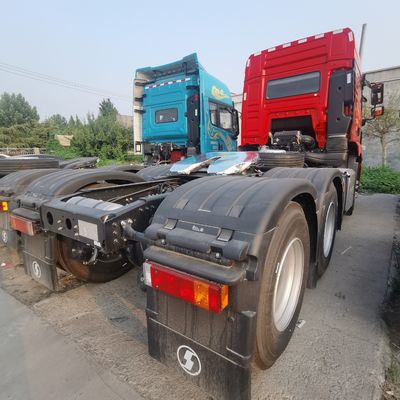 440 chevaux Shacma Poids lourd tracteur pour remorquer une semi-remorque en acier au carbone