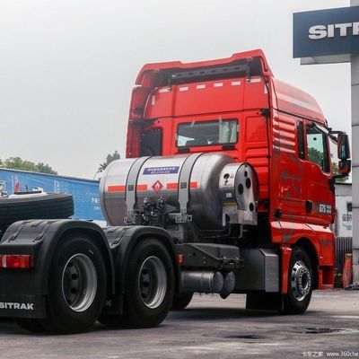 Semi-remorque de remorquage 6X4 camions Shacman lourds avec réservoir de carburant et sièges de 1000L ≤5