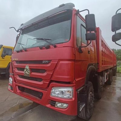 Capacité 40 tonnes Camion à bascule Sinotruk 6X4 utilisé avec direction hydraulique et pneus sans tube