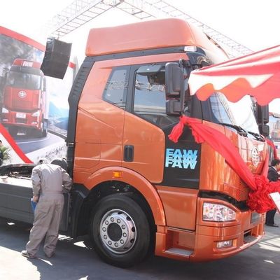 12m*2,55m*4m FAW Jiefang Jh6p Euro 3 Tracteur 6X4 Diesel Truck 460HP engrenage manuel 12