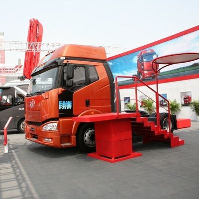 460 chevaux de poids lourd FAW Jh6p 6X4 Diesel Euro 3 Tracteur de camion avec 12m * 2,55m * 4m dimensions