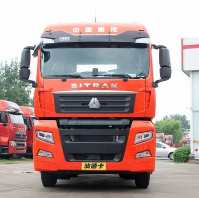 Camion-tracteur avancé de 31 à 40 tonnes de capacité de charge avec suspension aérienne du siège et réservoir de carburant de 1000 litres