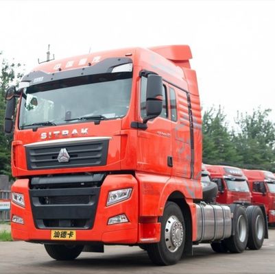 Camion-tracteur avancé de 31 à 40 tonnes de capacité de charge avec suspension aérienne du siège et réservoir de carburant de 1000 litres