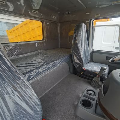 Tracteur de camionnettes sinoparticules lourdes avec siège à suspension pneumatique et boîte de chargement en acier au carbone