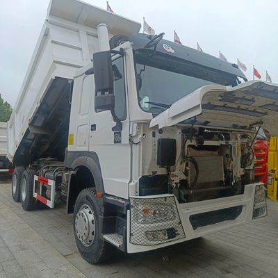 Type de matériau en acier au carbone 30/40 tonnes 400 chevaux 10 roues camion de décharge manuel lourd