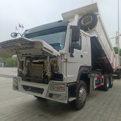 Type de matériau en acier au carbone 30/40 tonnes 400 chevaux 10 roues camion de décharge manuel lourd