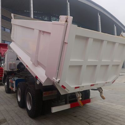Type de matériau en acier au carbone 30/40 tonnes 400 chevaux 10 roues camion de décharge manuel lourd