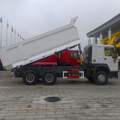 Type de matériau en acier au carbone 30/40 tonnes 400 chevaux 10 roues camion de décharge manuel lourd