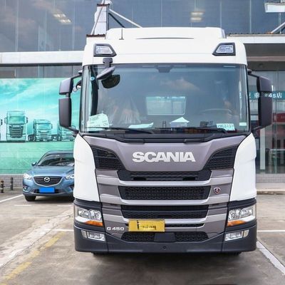 6×4 roue motrice Scania Série G Poids lourd 450HP 6X2r Tracteur Euro 5 Conforme