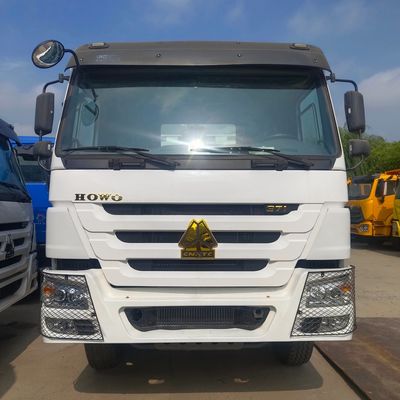 Transmission manuelle de 371 ch utilisée Haowo 371 camion de décharge avec châssis et pneus Sinotruk