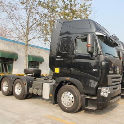 6×4 roue motrice Shacman 420HP Suspension aérienne siège remorque pour semi-remorques camion