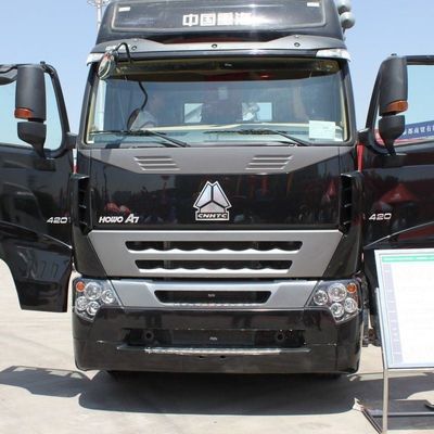 Sinotruck HOWO A7 série 6X4 camion déchargeur avec remorque à semi-remorque et réservoir de carburant de 400L