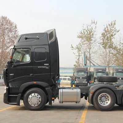 Sinotruck HOWO A7 série 6X4 camion déchargeur avec remorque à semi-remorque et réservoir de carburant de 400L