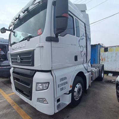 Boîte de chargement en acier au carbone 6X4 Tracteur automatique à 540 ch et siège en suspension pneumatique