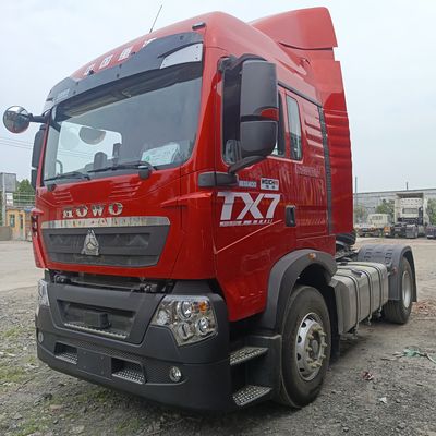 Utilisé HOWO remorque tracteur avant 31-40t capacité de charge politique de remboursement de retour