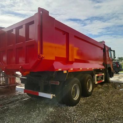 Camion lourd national certifié DOT HOWO6X4 Camion déchargeur avec système hydraulique