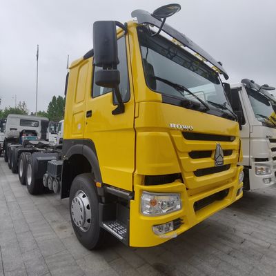 Tête de tracteur de camion économique avec réservoir de carburant de 400L et siège de suspension pneumatique
