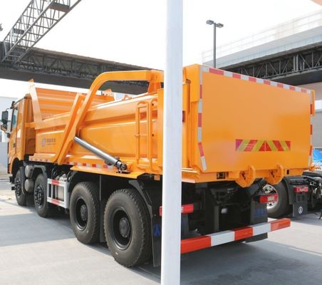 320HP Shacman 8X4 camion d'occasion avec direction hydraulique et pneus