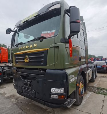 Certification du pneu DOT Moteur 480 chevaux et 6X4 Sinotruck Configuration Amortisseur lourd