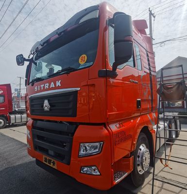 Capacité de chargement 31-40t Sinotruck Camion d'occasion avec réservoir de carburant de 1000L et siège en suspension pneumatique