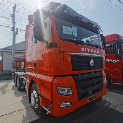 Capacité de chargement 31-40t Sinotruck Camion d'occasion avec réservoir de carburant de 1000L et siège en suspension pneumatique