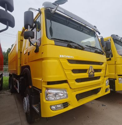 11m*2,55m*3,45m Style de levage avant Camion à décharge d'occasion avec pneus et système hydraulique