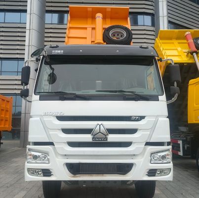 Conception de pneus sans tuyau restauré HOWO 371HP camion de décharge lourd avec châssis Sinotruk