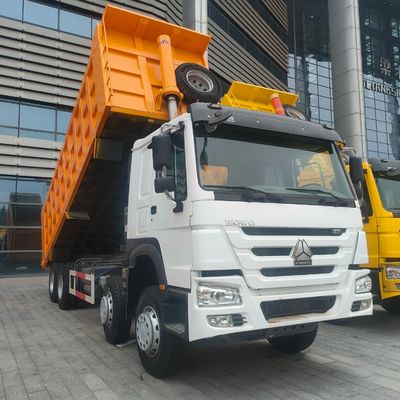 HOWO 371HP camionneur-déchargeur lourd avec direction hydraulique et certification ECE des pneus