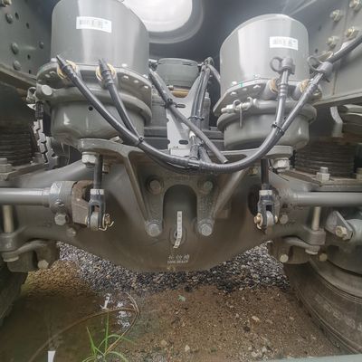 Système de freinage hydraulique Chariot tracteur blanc lourd avec pneus et personnalisation