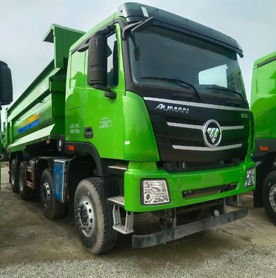 Capacité de charge de 31 à 40 tonnes Foton Dump Truck avec 12 roues et siège du conducteur en suspension pneumatique